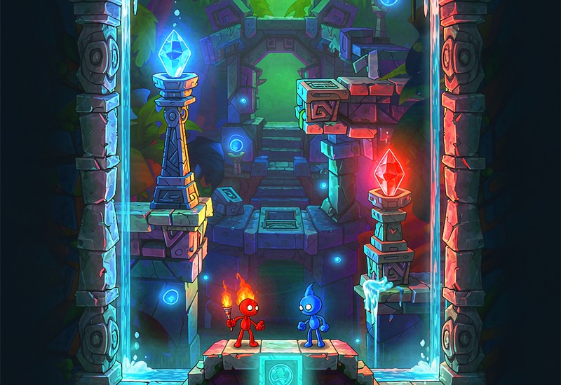 森林冰火人2 — 双人合作闯关